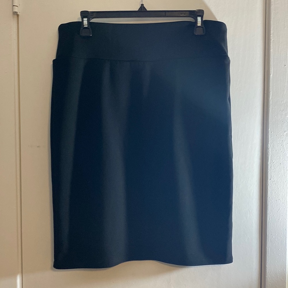 Woman’s Black Pencil Skirt
